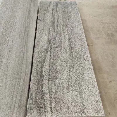 Pierre naturelle de granit gris pour les carreaux de mur/revêtement/dalles/sol/aménagement paysager/pavage/pavé/jardin/prix de bordures